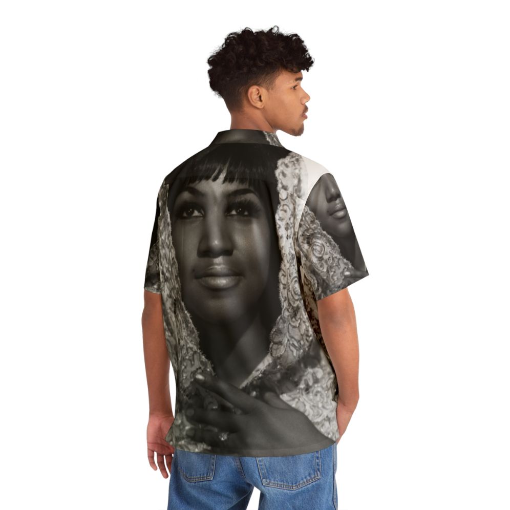 Aretha Franklin Queen of Soul Hawaiian Shirt - Flat lay