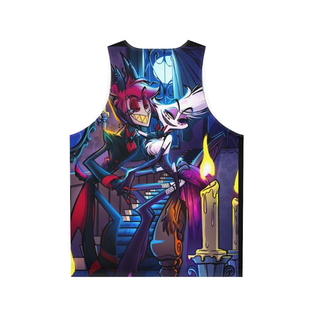 Hazbin Hotel Alastor Unisex Tank Top - Back