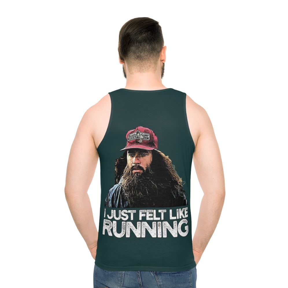 Forrest Gump inspired "I Just Felt Like Running" unisex tank top - men back