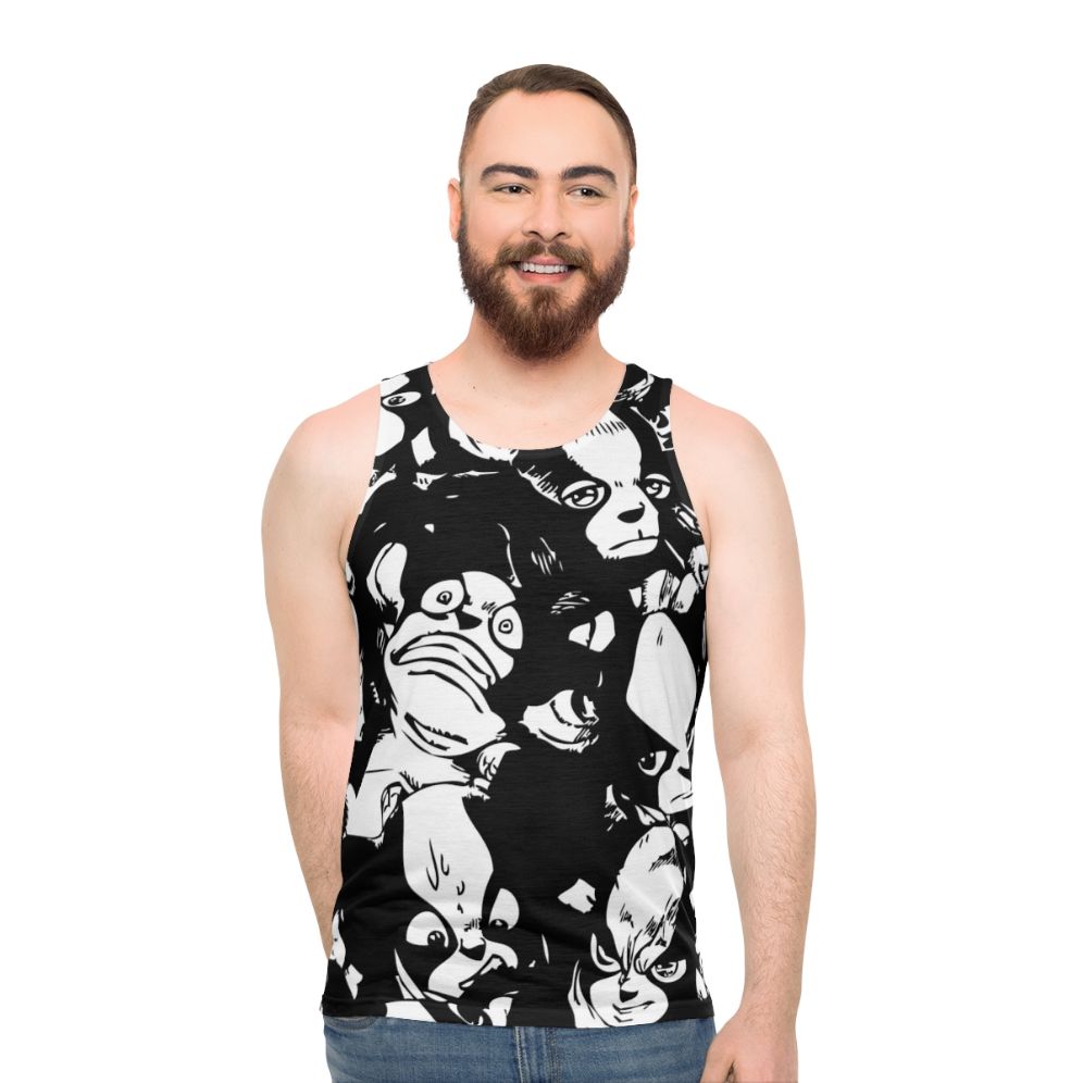 Iggy Unisex Tank Top featuring the iconic JoJo's Bizarre Adventure character - men