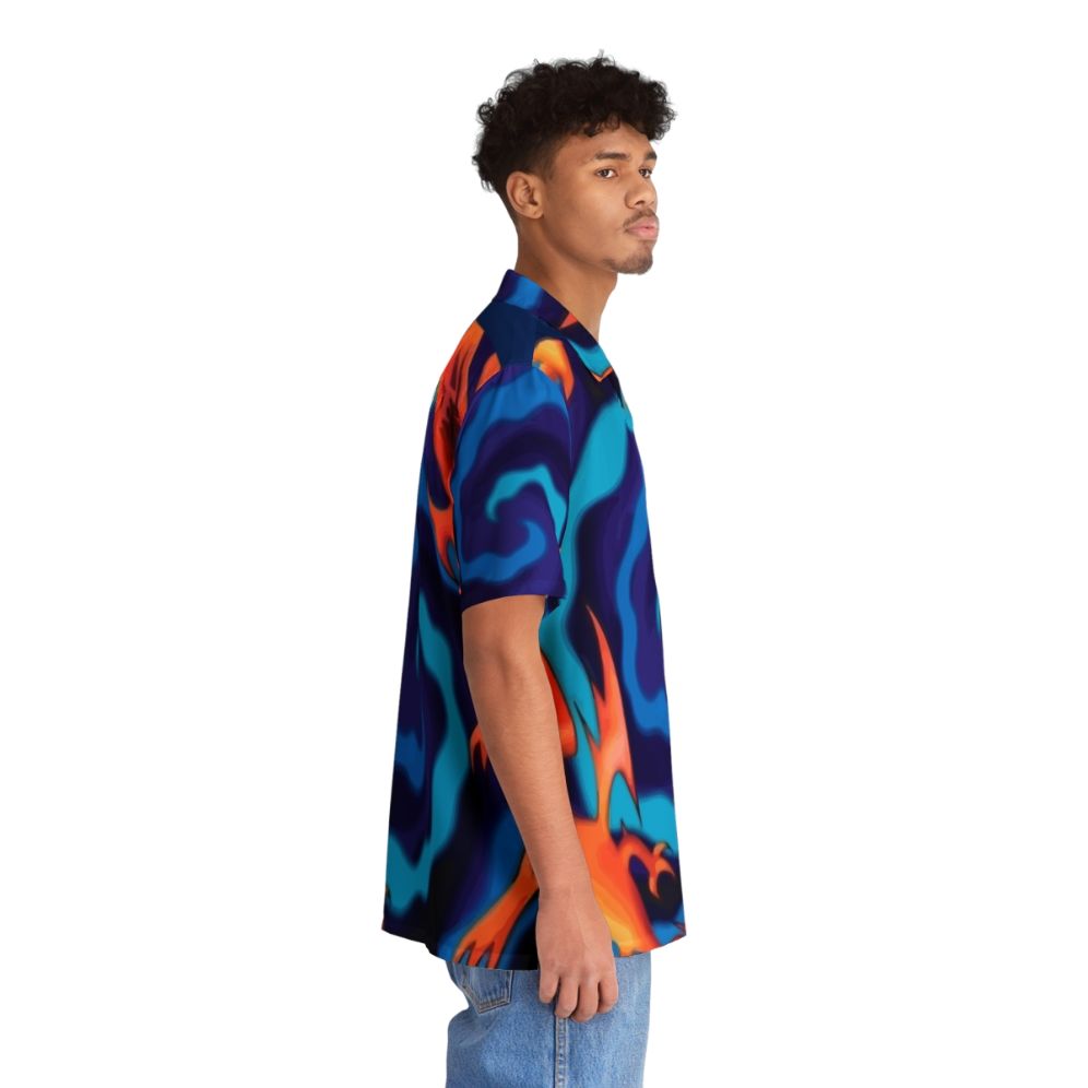 Anime-inspired Polymerization Hawaiian Shirt with Duel Monsters characters - People Pight