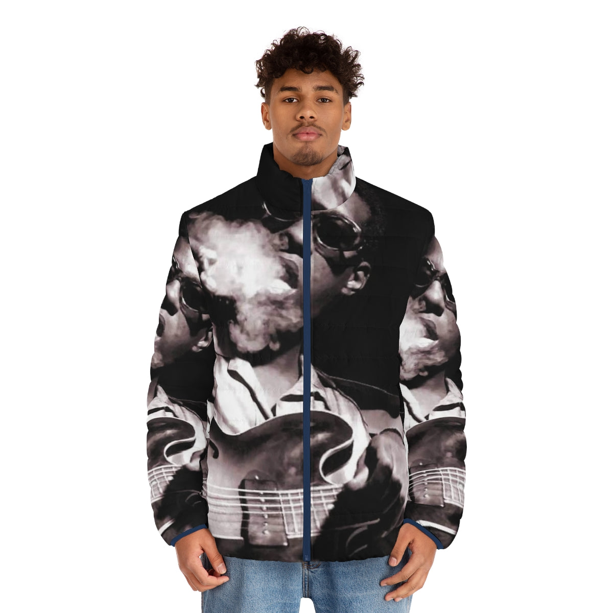 Grant Green Jazz Inspired Puffer Jacket - men front