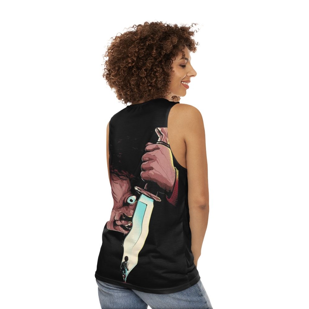 Chucky Horror Unisex Tank Top - women back