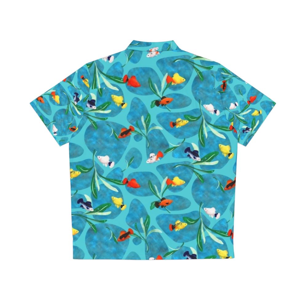 Platy Fish Hawaiian Shirt - Back