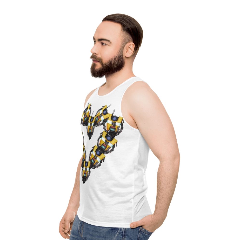 Borderlands Claptrap Heart Unisex Tank Top - men side