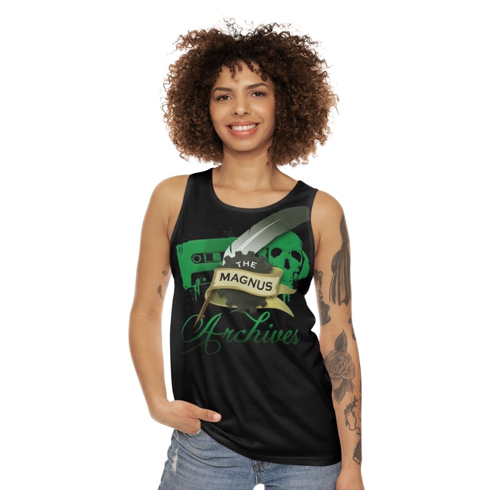 The Magnus Archives Logo Unisex Tank Top - women