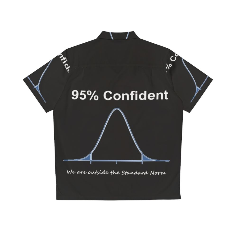 Confident Data Science Hawaiian Shirt for Math Teachers and Computer Nerds - Back