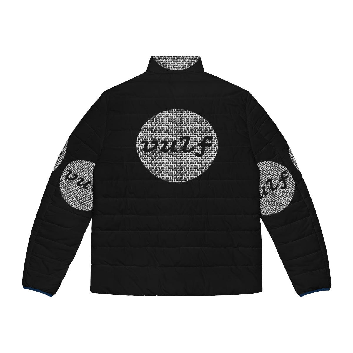 Vulfpeck Circle Logo Puffer Jacket - Back