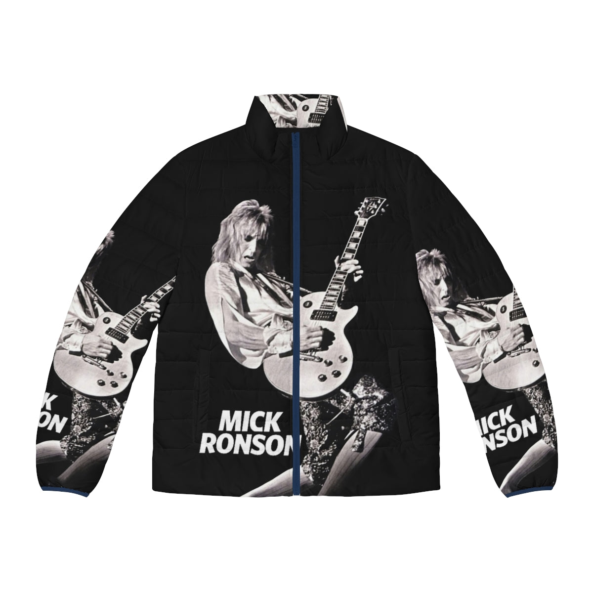 Mick Ronson 70s Psychedelic Puffer Jacket - Classic Rock Guitarist