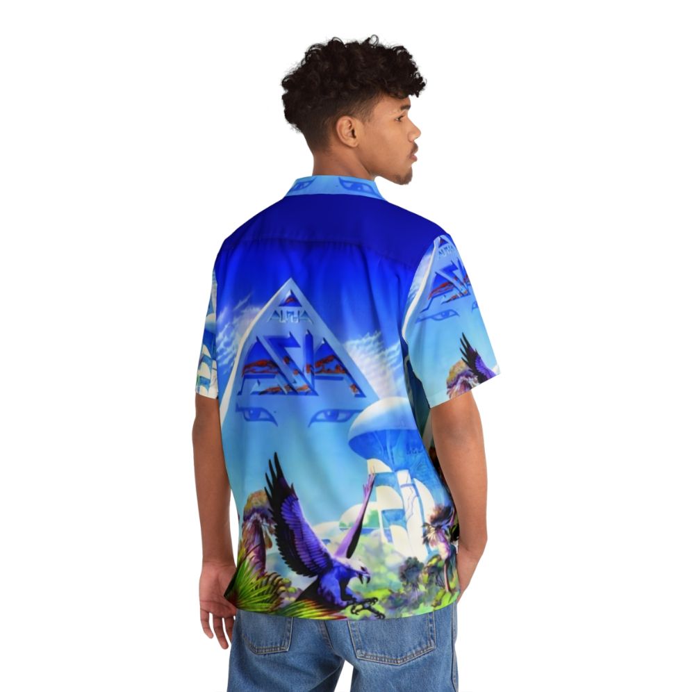 Retro 1983 Asia Alpha Hawaiian Shirt - Flat lay