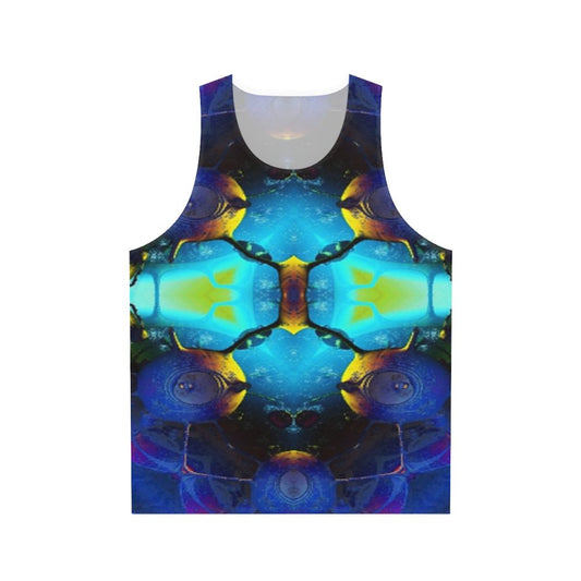 Kaleidoscope abstract pattern unisex tank top