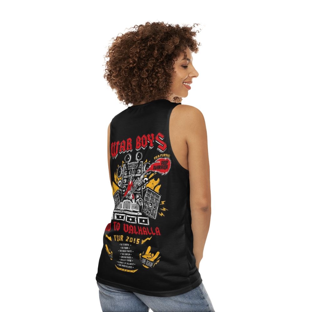 Unisex Road to Valhalla Tour Tank Top - women back