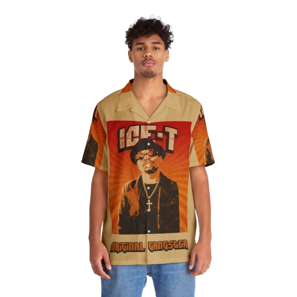 Ice T Old School Hip Hop Hawaiian Shirt - People Front