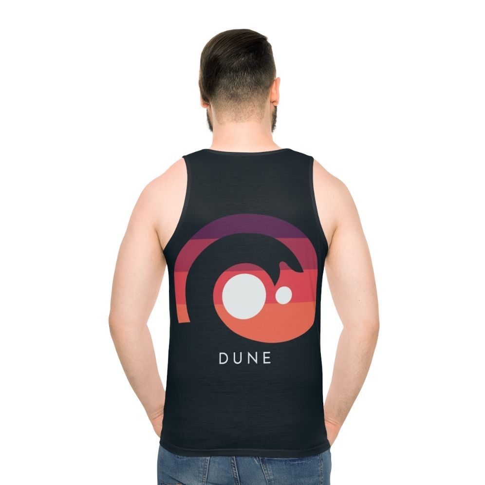 Dune 2020 Sandworm Arrakis Unisex Tank Top - men back