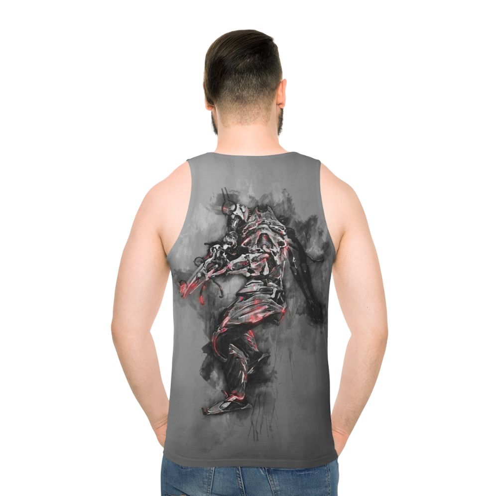 Warframe Ash Tenno Unisex Tank Top - men back