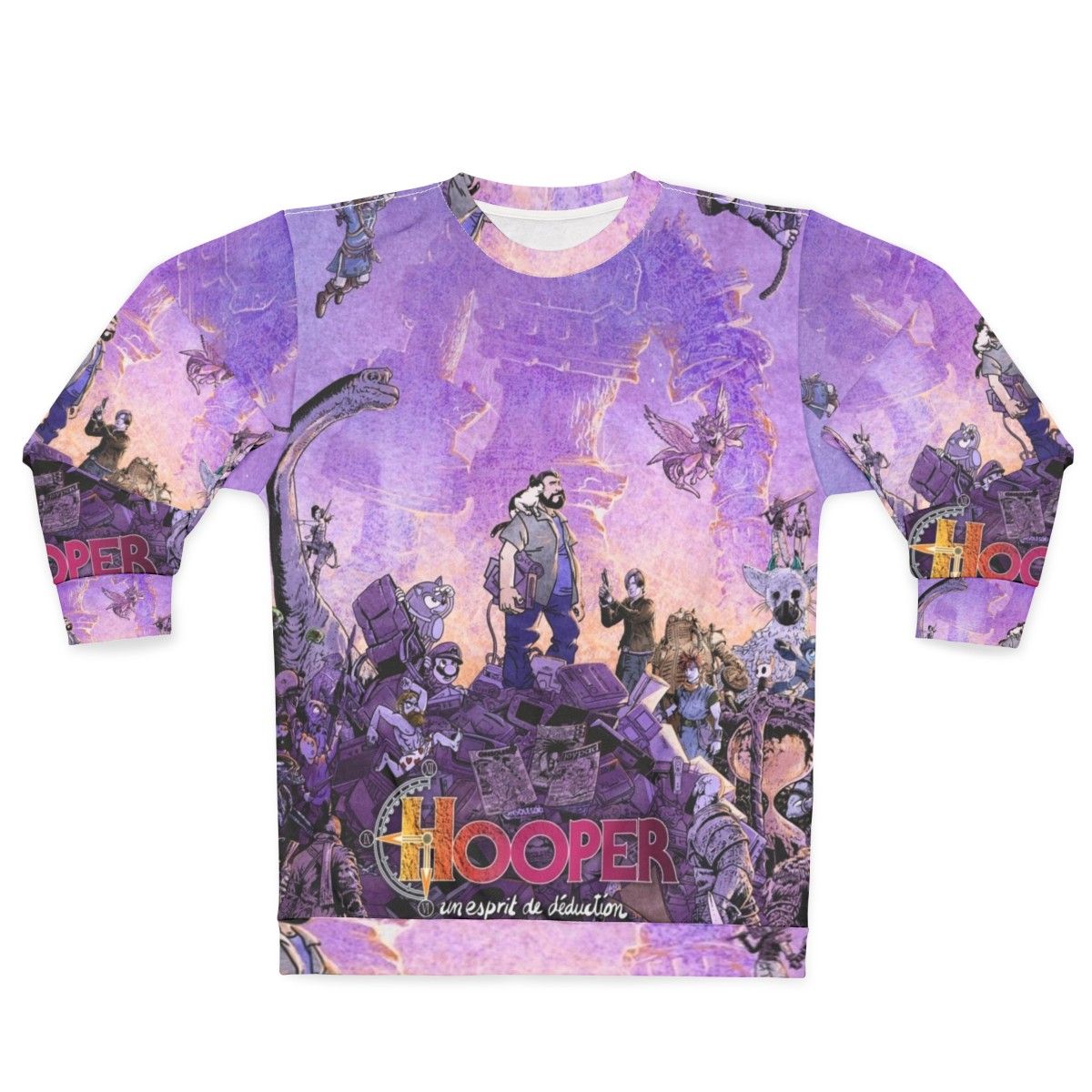 Big Bear Universe Sweatshirt featuring a graphic design of a bear in a cosmic universe