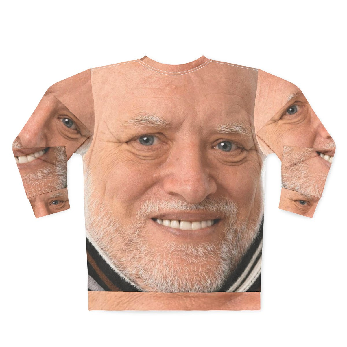 High Definition Hide The Pain Harold Meme Sweatshirt - Back