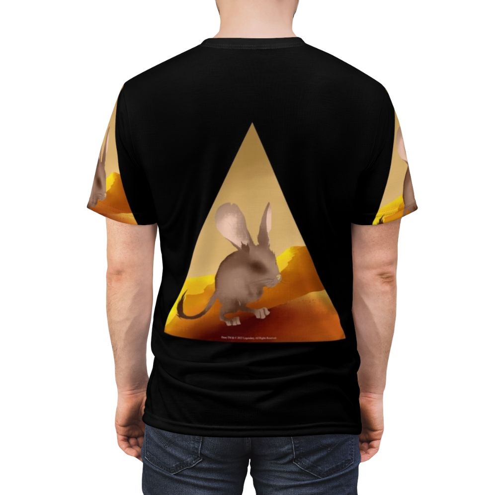 Kangaroo Mouse Inspired Dune Sci-Fi T-shirt Design - men back