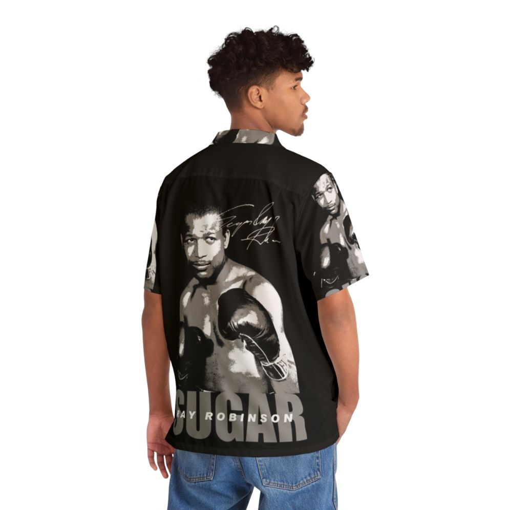 Sugar Ray Robinson Hawaiian Shirt - People Back