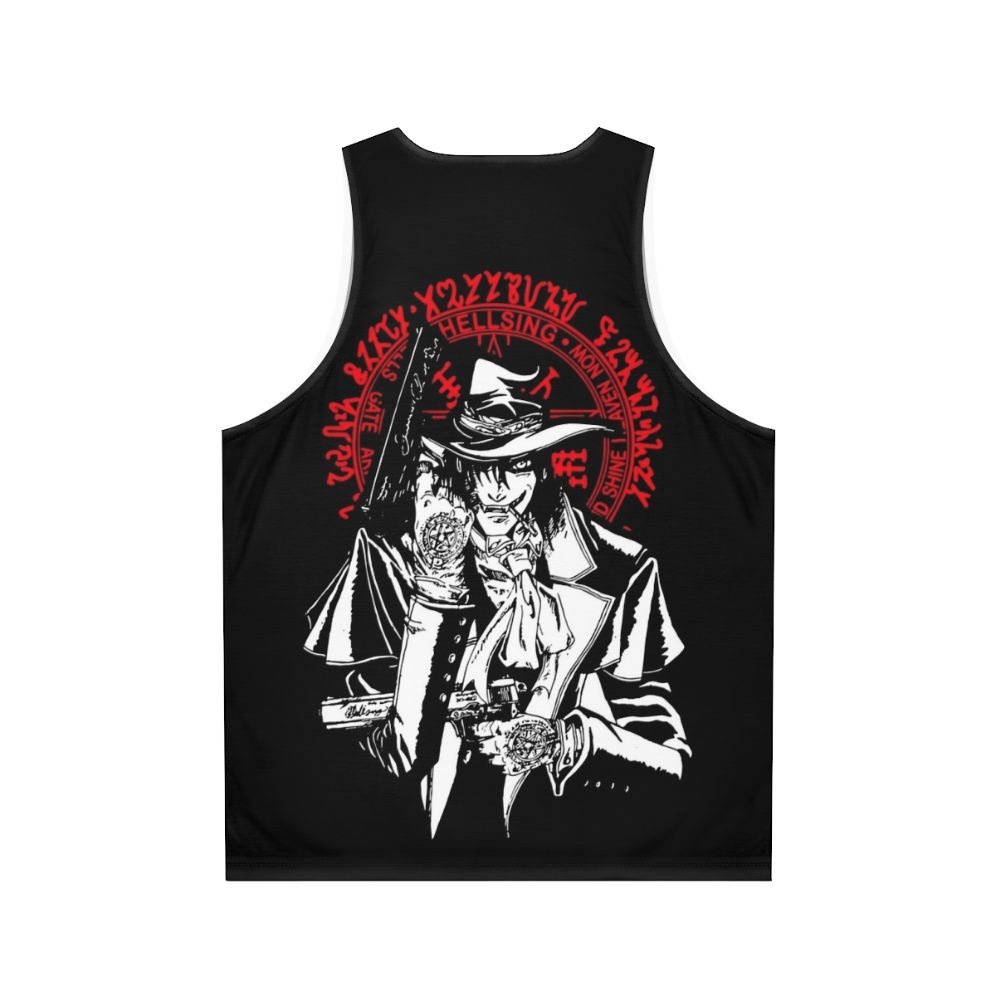 Hellsing Alucard Anime Manga Vampire Hunter Unisex Tank Top - Back