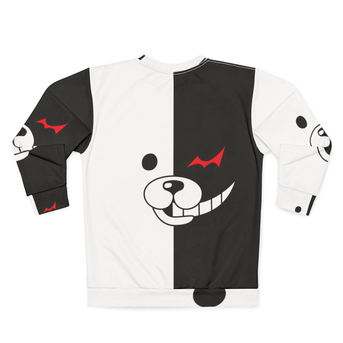 Monokuma Danganronpa Sweatshirt with Despair vs Hope Design - Back