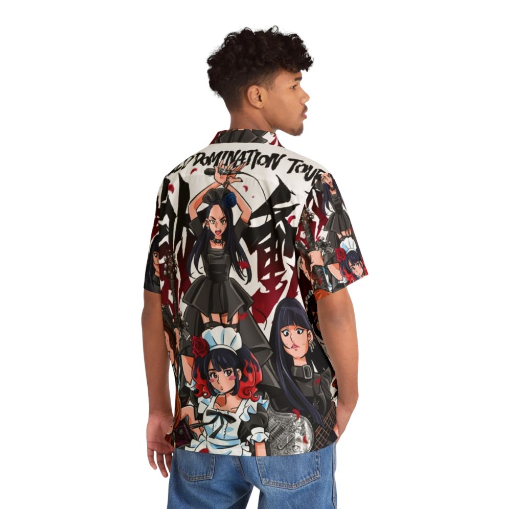 World Domination Tour Hawaiian Shirt with Anime-Inspired Designs - People Back