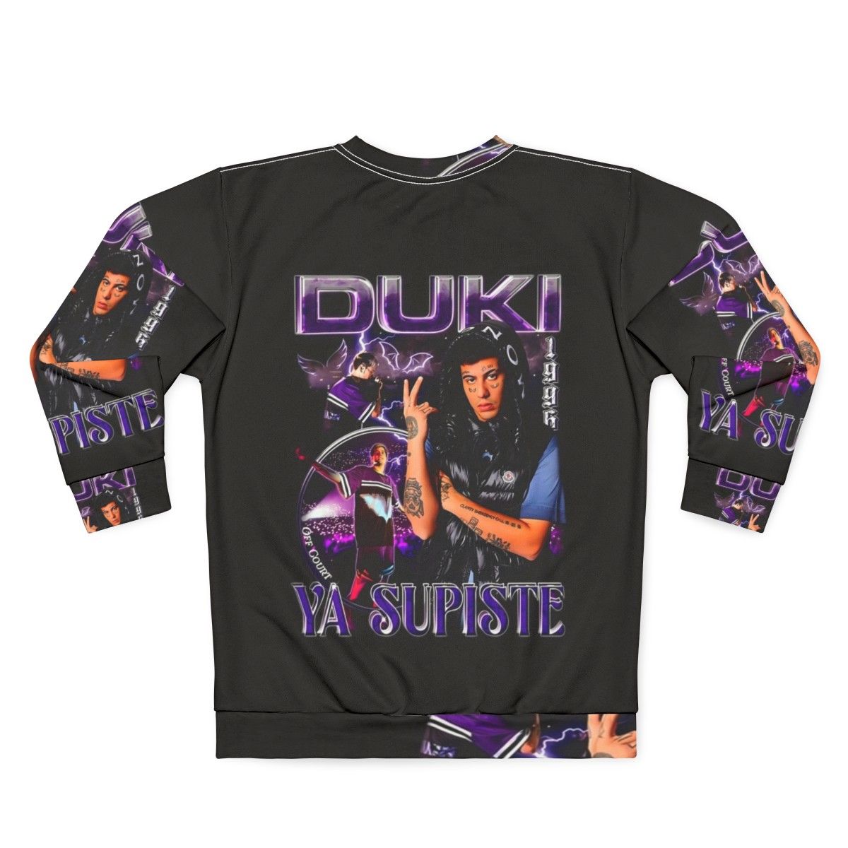 Duki Argentina Rapper Trap Music Sweatshirt - Back