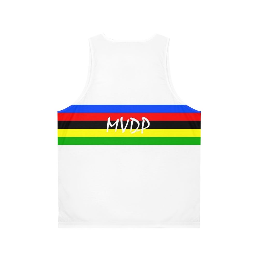 Mathieu Van Der Poel World Champion Unisex Cycling Tank Top - Back