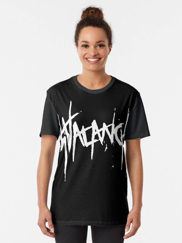 Final Fantasy VII Remake - AVALANCHE (Logo) Graphic T-Shirt, featuring the iconic AVALANCHE logo from the popular video game series. - Women