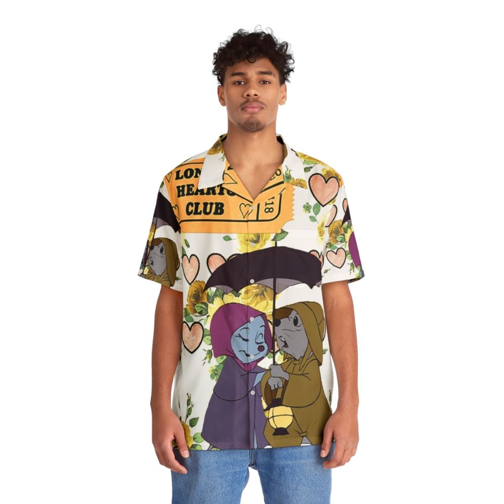 Lonely Hearts Club Hawaiian Shirt featuring The Rescuers characters - People Front