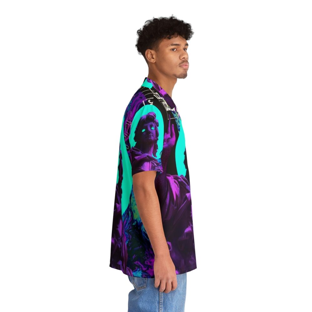 Vaporwave Aesthetic Cyberpunk Hawaiian Shirt - People Pight