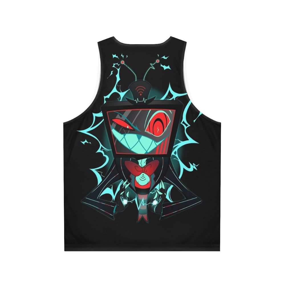 Unisex Vox tank top with demonic design - Back