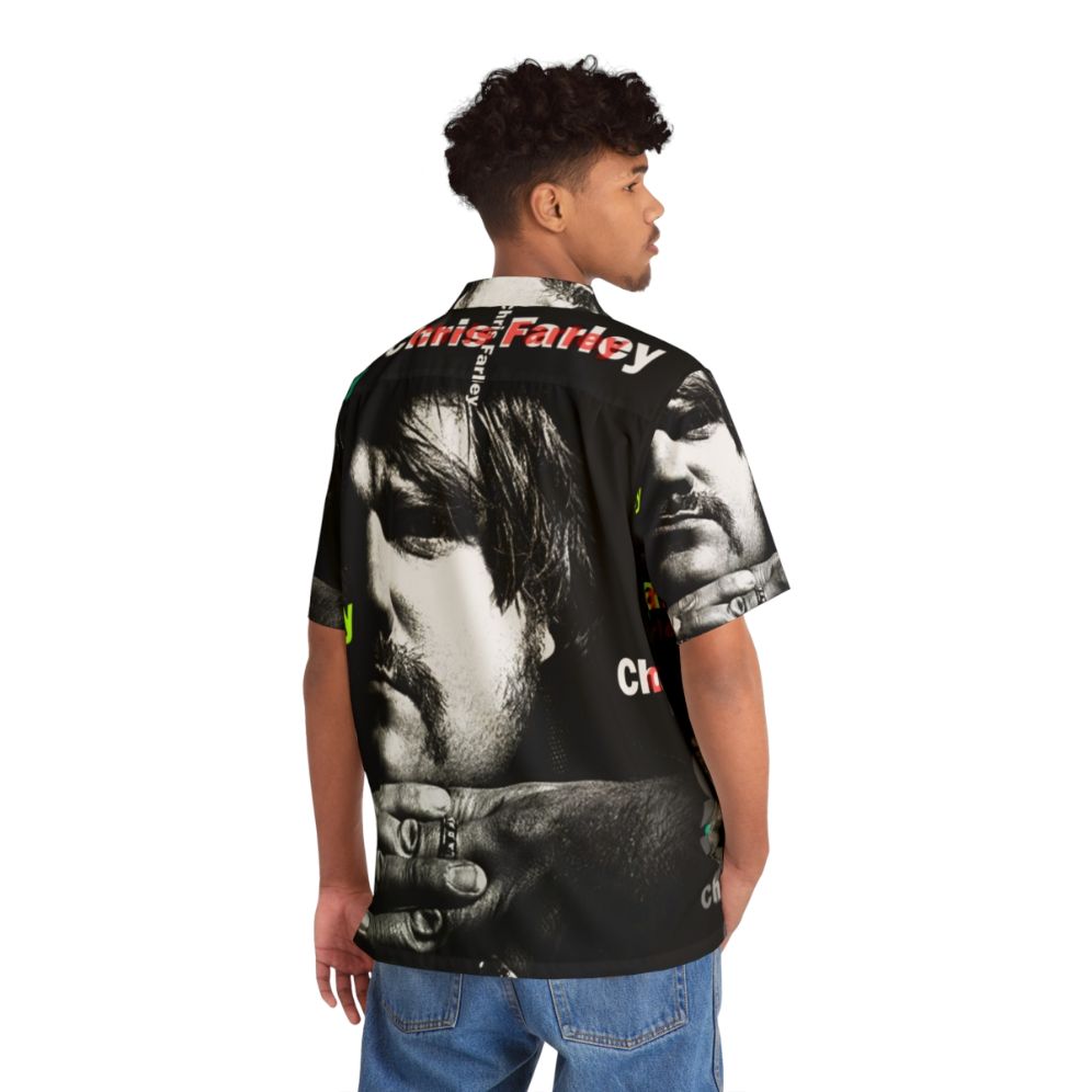 Chris Farley inspired retro Hawaiian shirt - People Back