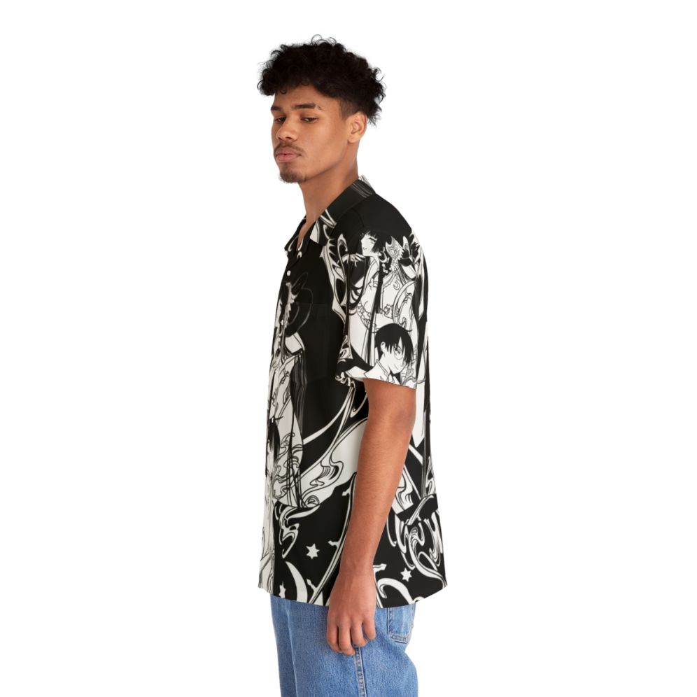 XXXHOLIC inspired Hawaiian shirt featuring anime and manga design - People Left