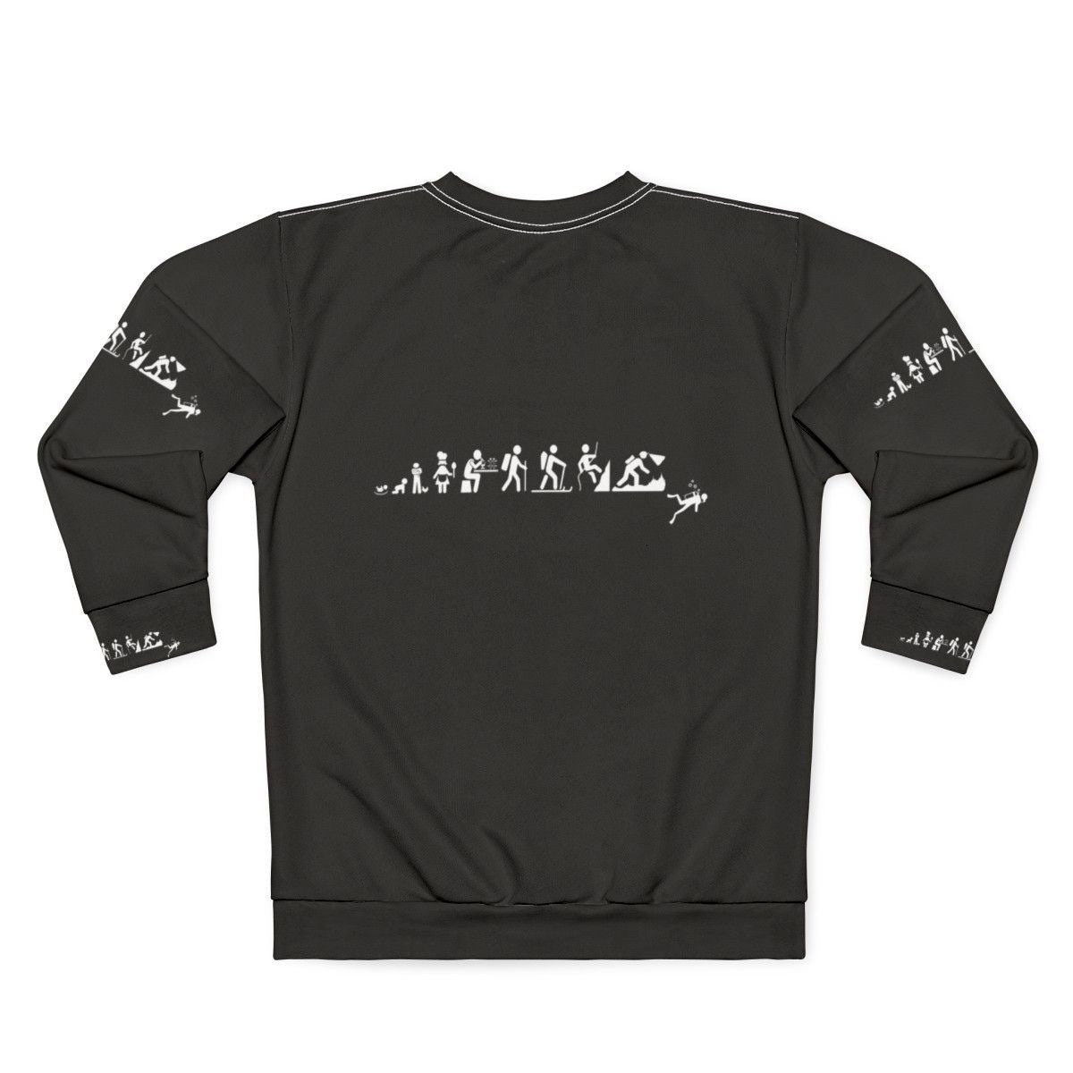 Evolution of Hobbies Sweatshirt - Back