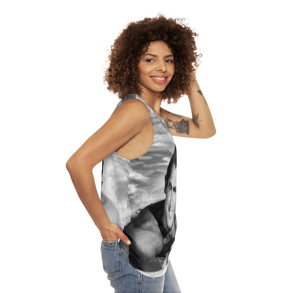 Cary Grant Unisex Vintage Tank Top - women side