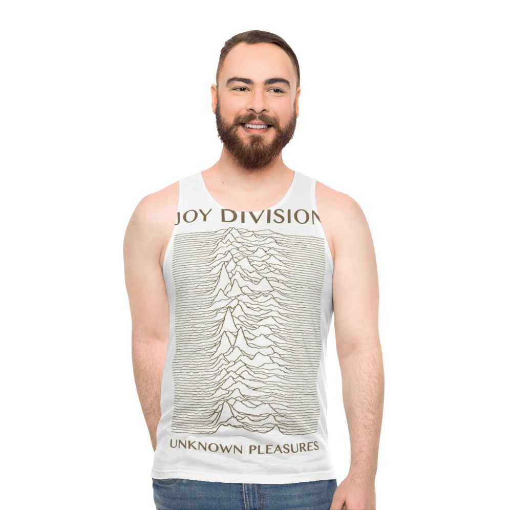 Unknown Pleasures JD Gold Unisex Music Tank Top - men