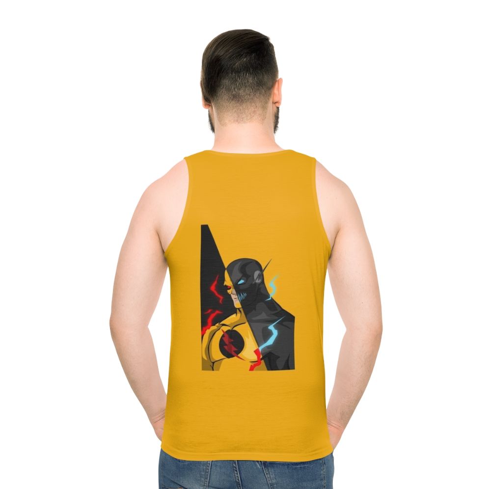 Superhero Antiflash Zoom Unisex Tank Top - men back