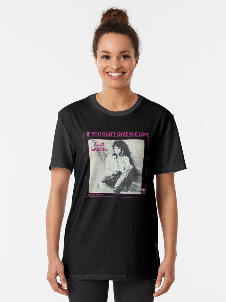 Suzi Quatro "Give Me Love" Graphic T-Shirt - Women