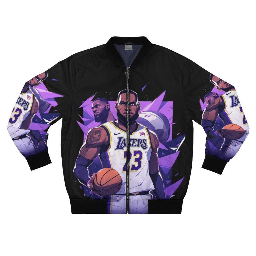 Lebron James 'King 23' Basketball Bomber Jacket