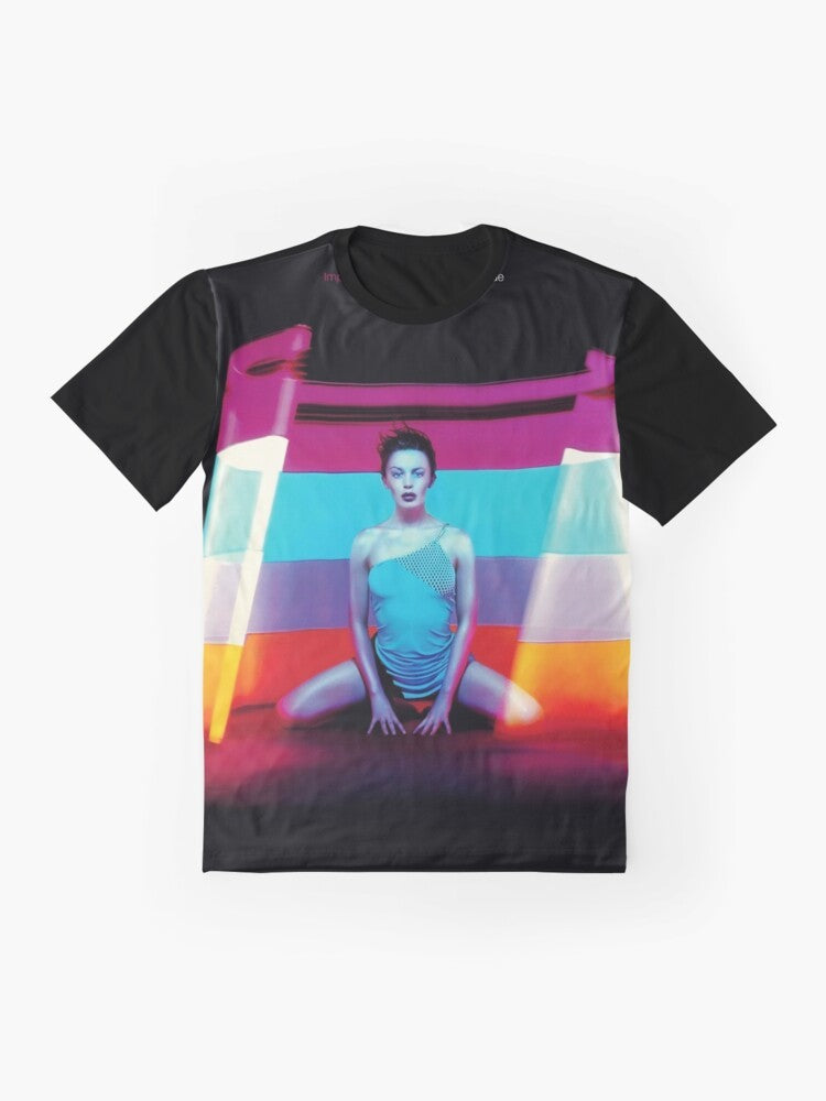 Impossible Princess Graphic T-Shirt featuring Kylie Minogue inspired design - Flat lay