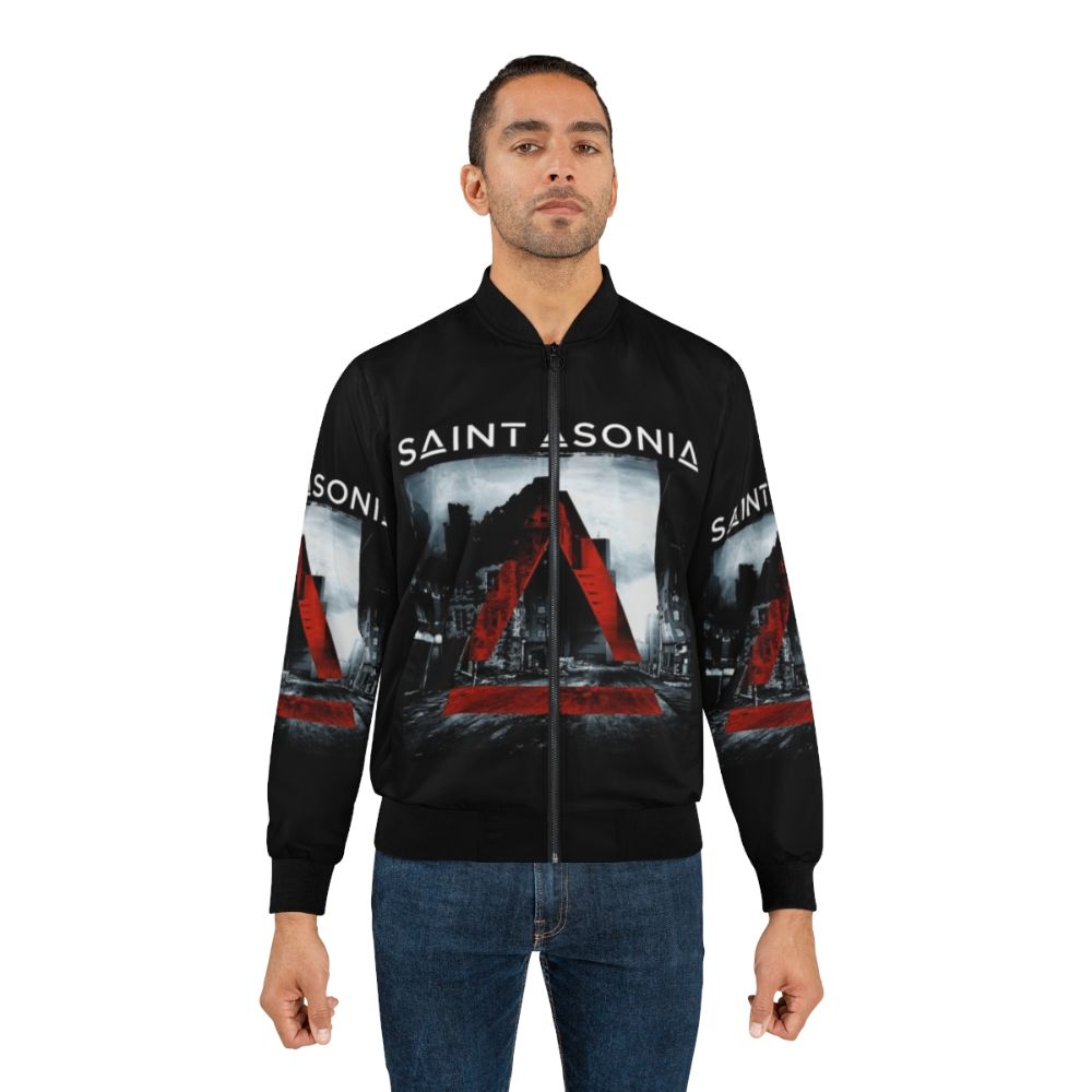 Saint Asonia Bomber Jacket - Alternative Rock Band Merchandise - Lifestyle