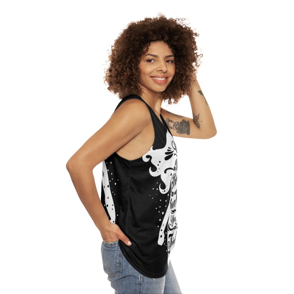 "You Are Stronger" Unisex Tank Top - women side