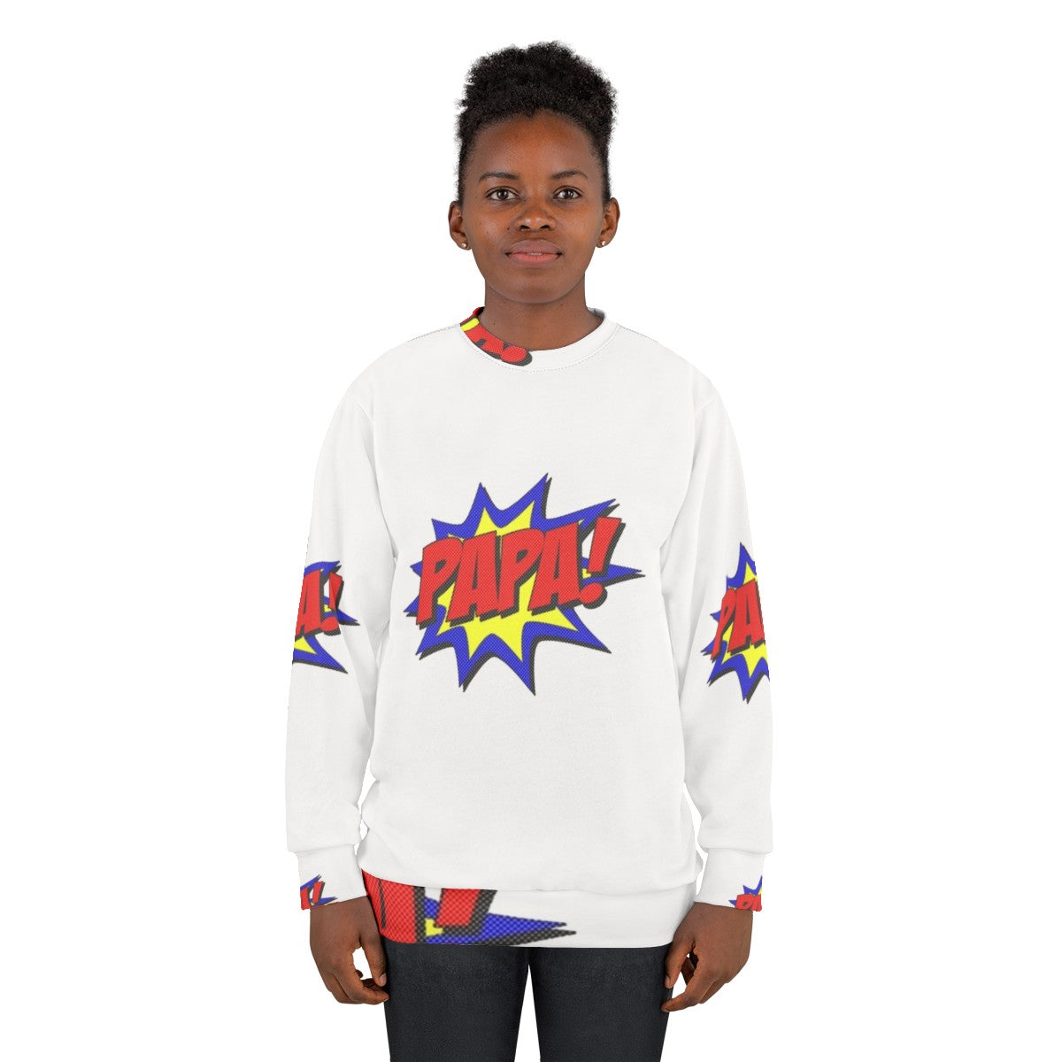 Superhero Papa Sweatshirt - women