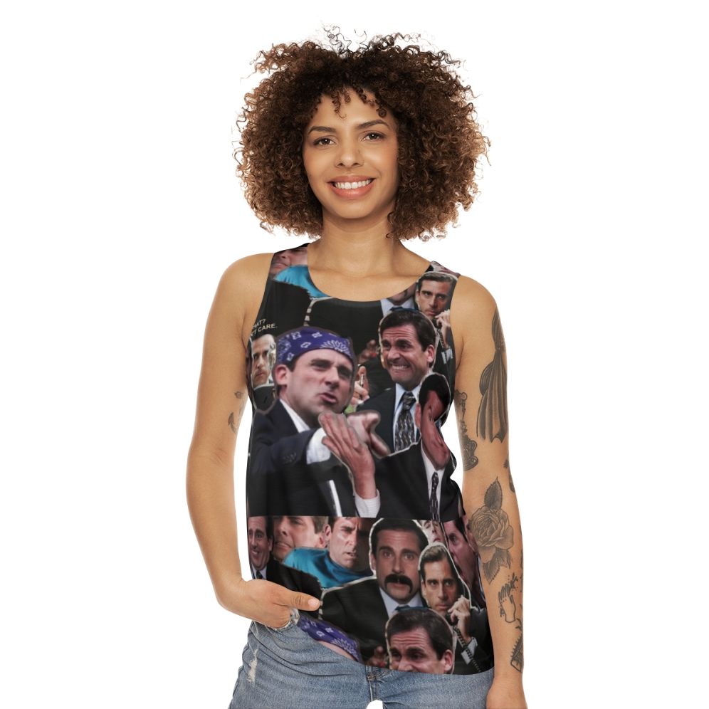 The Office Michael Scott Steve Carell Unisex Tank Top - women