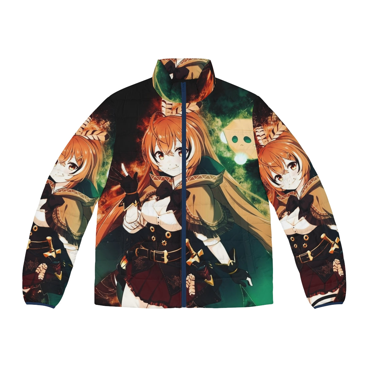 Nanashi Mumei Hololive Puffer Jacket featuring the cute owl virtual youtuber