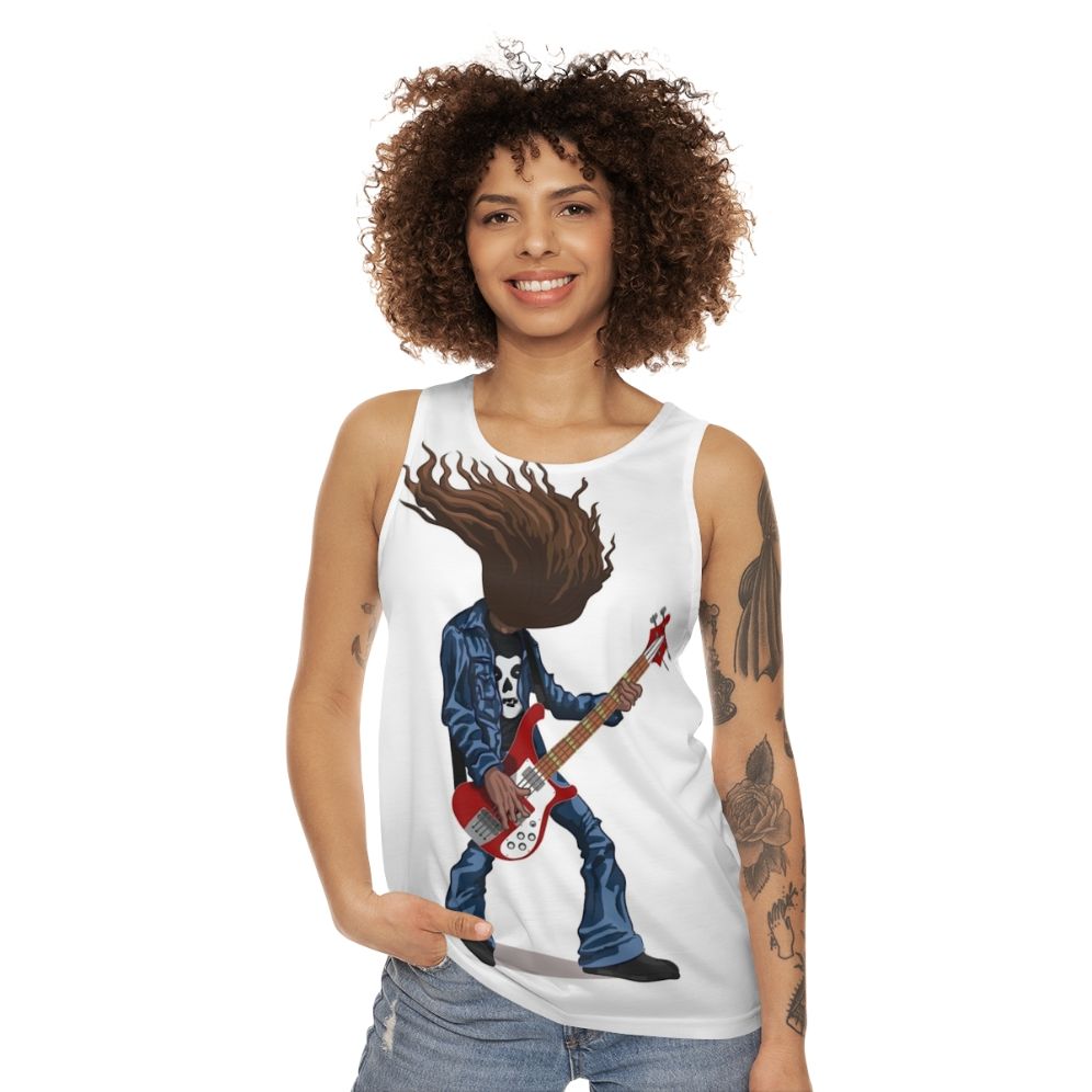 Cliff Burton Thrash Metal Unisex Tank Top - women