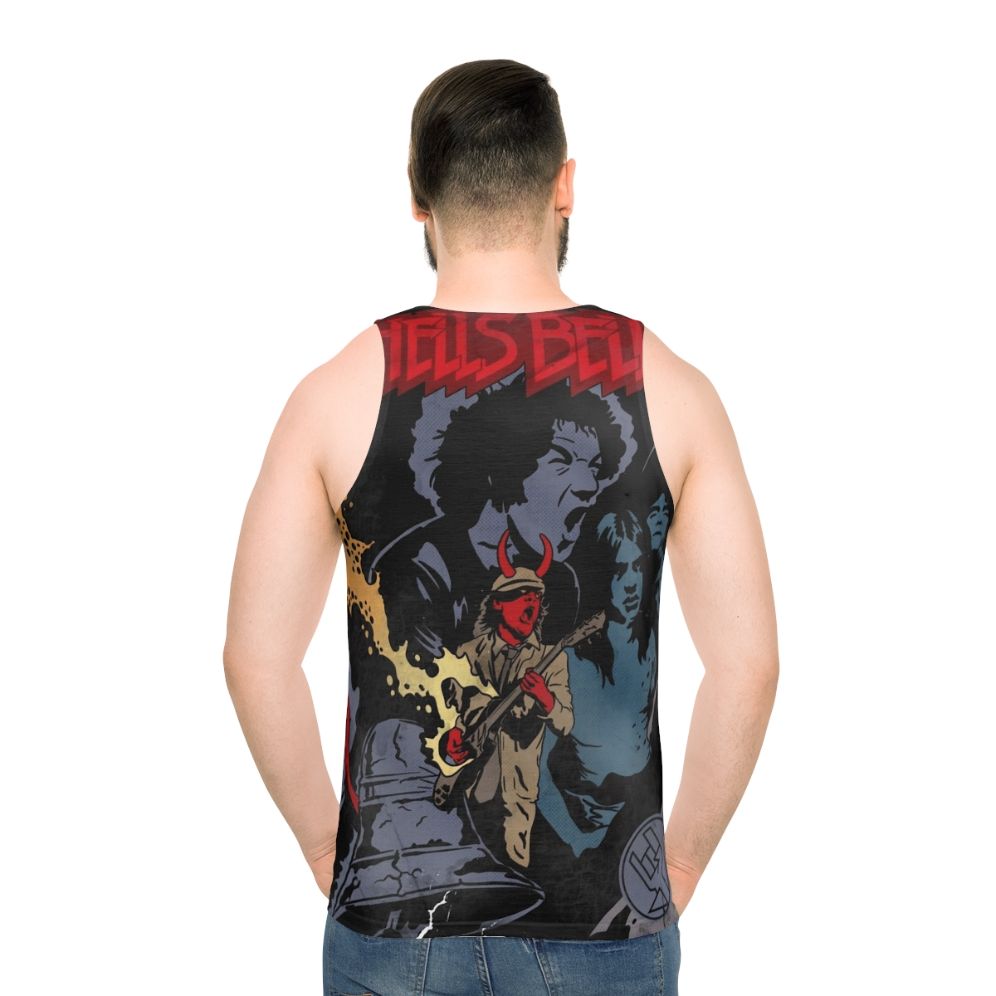 Hells Bells Comics Unisex Tank Top - men back