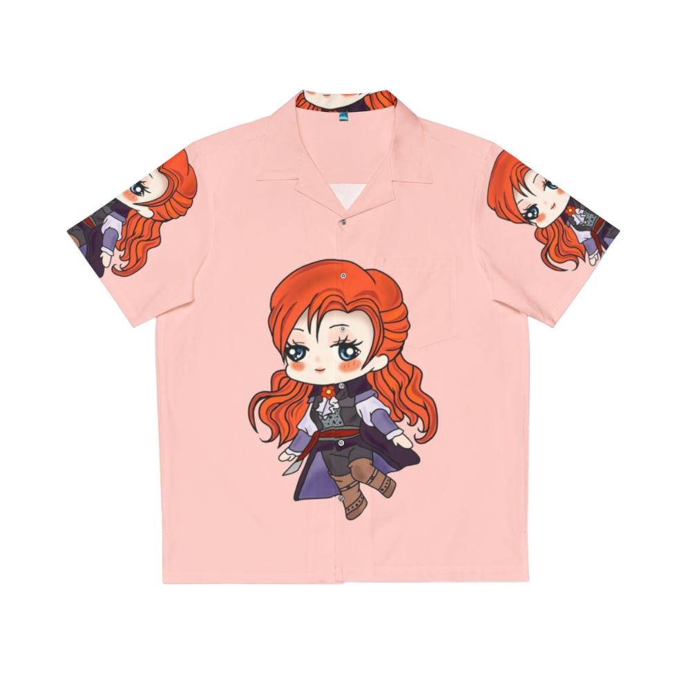 Assassin's Creed Elise Chibi Fan Art Hawaiian Shirt