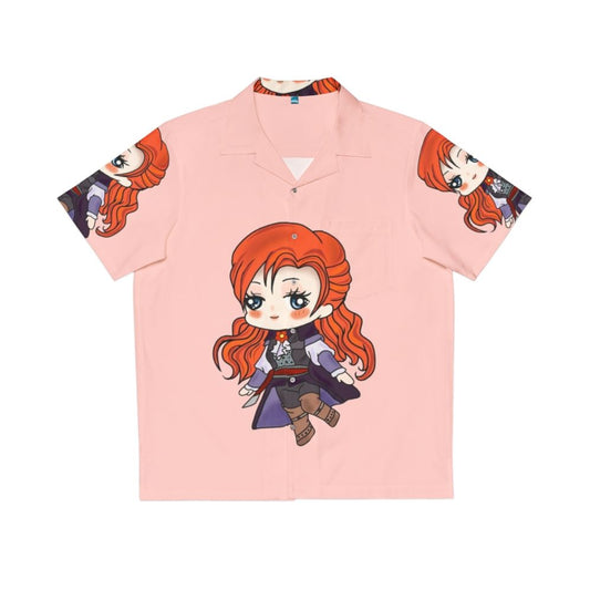 Assassin's Creed Elise Chibi Fan Art Hawaiian Shirt